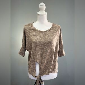 CLEARANCE! Brown Boutique Dolman Tie Sweater Size S NWT
